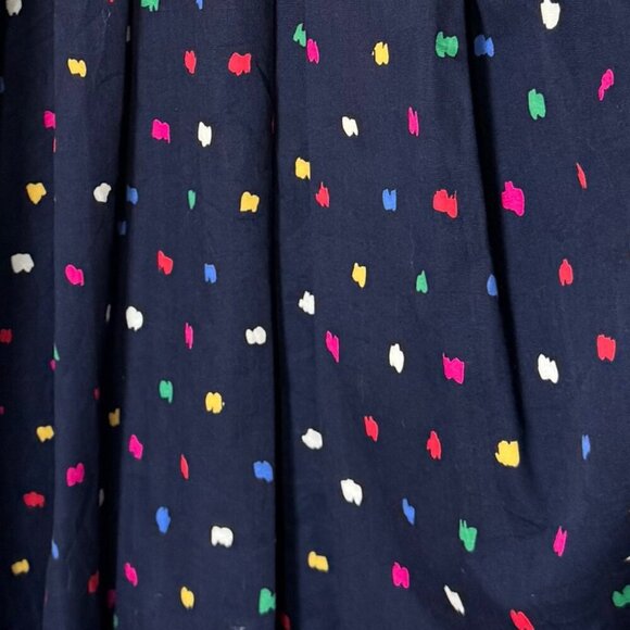 Vintage Blue Cotton Sundress sz Small - Picture 3 of 5